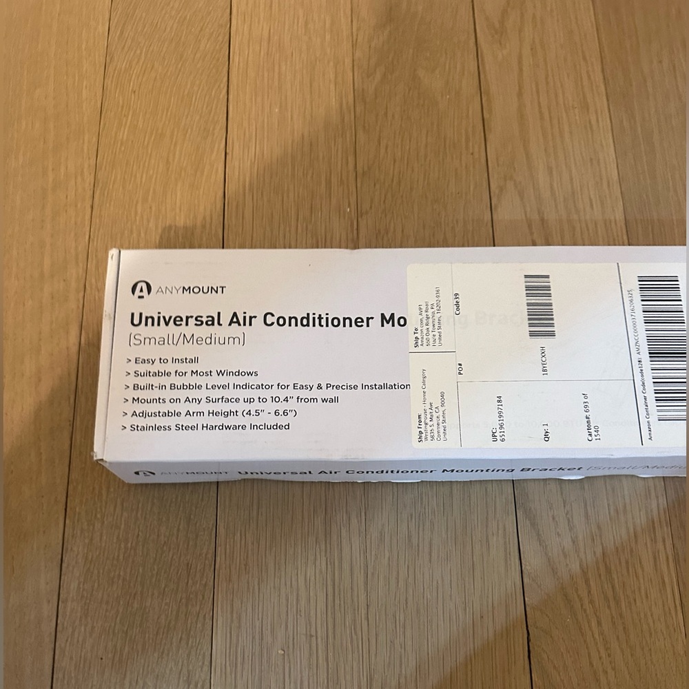 Small medium universal air conditioning mount
